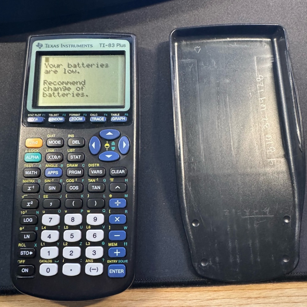 Texas instrument TI-83 plus
